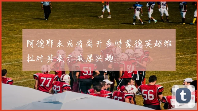 阿德耶米或将离开多特蒙德英超维拉对其表示浓厚兴趣